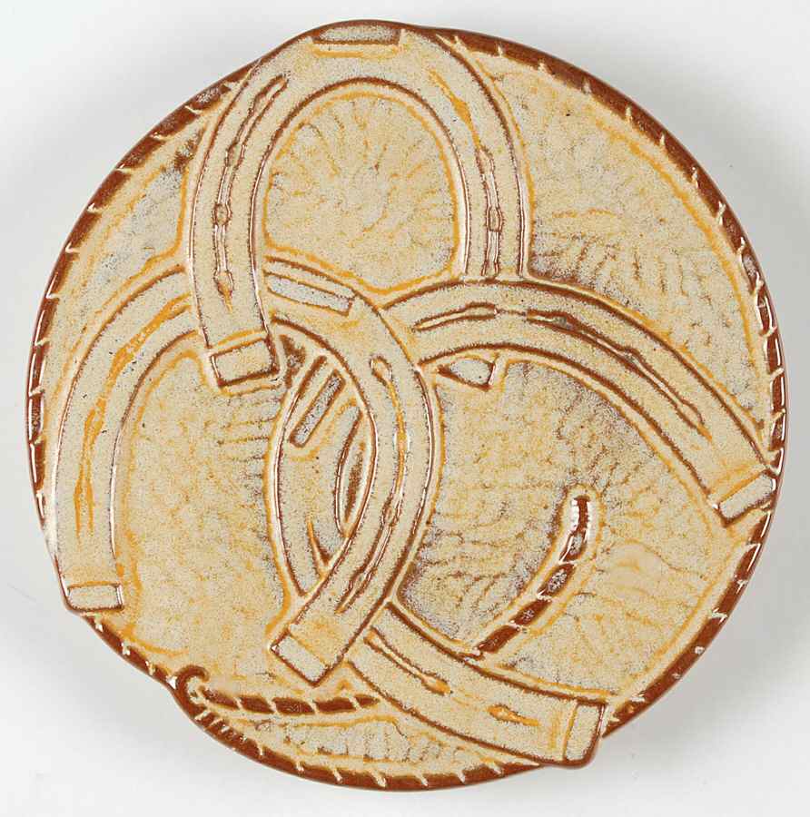Plainsman Gold Trivet by Frankoma-1