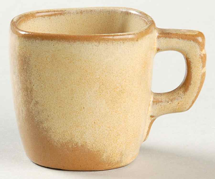 Plainsman Gold Flat Demitasse Cup by Frankoma-1