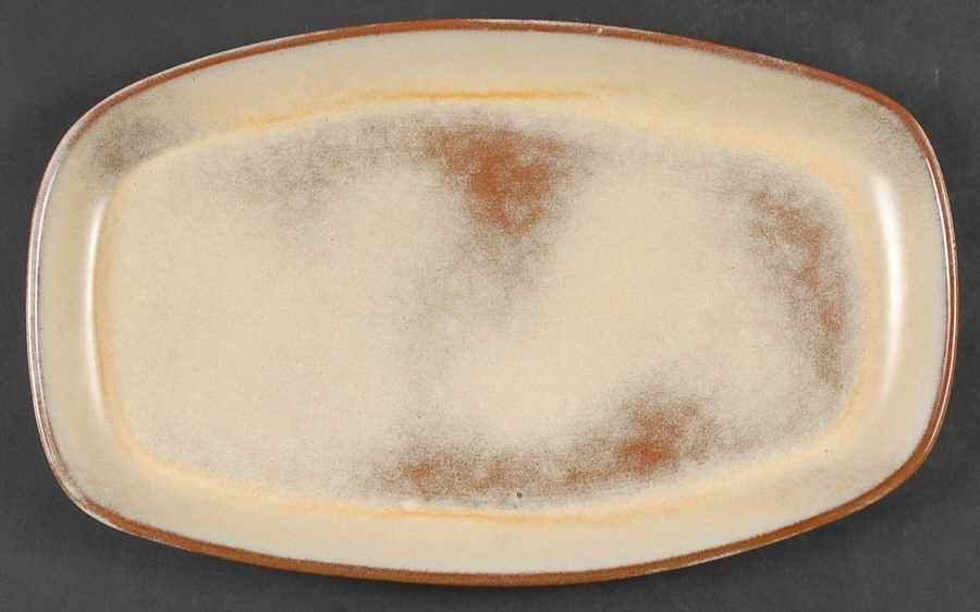 Plainsman Gold 13" Oval Serving Platter by Frankoma-1