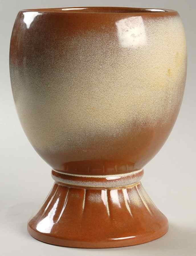Plainsman Gold 8" Urn Shaped Vase by Frankoma-1