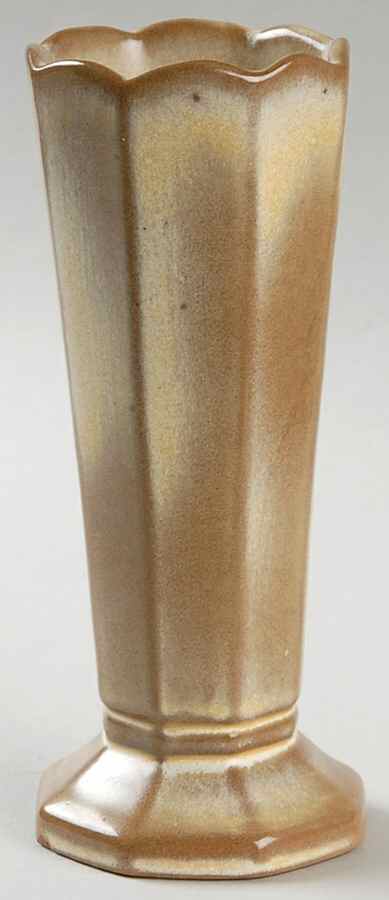 Plainsman Gold 6" Vase by Frankoma-1