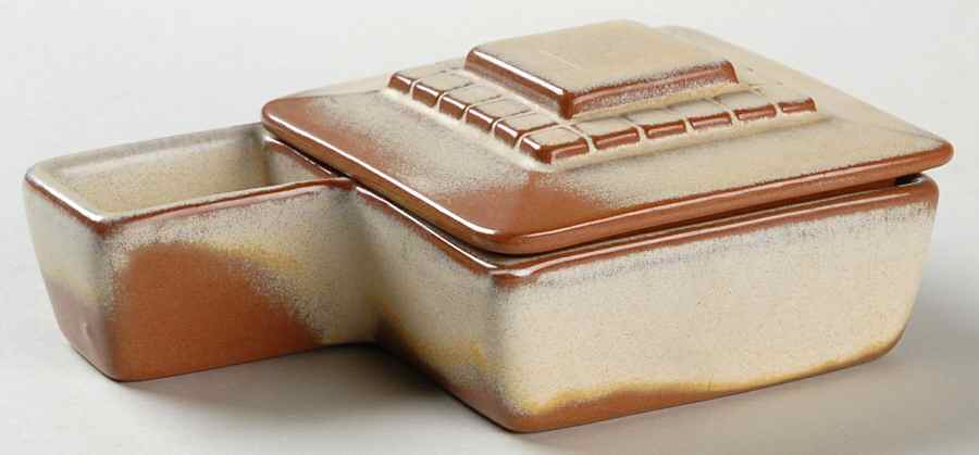 Plainsman Gold Cigarette Box & Lid by Frankoma-1