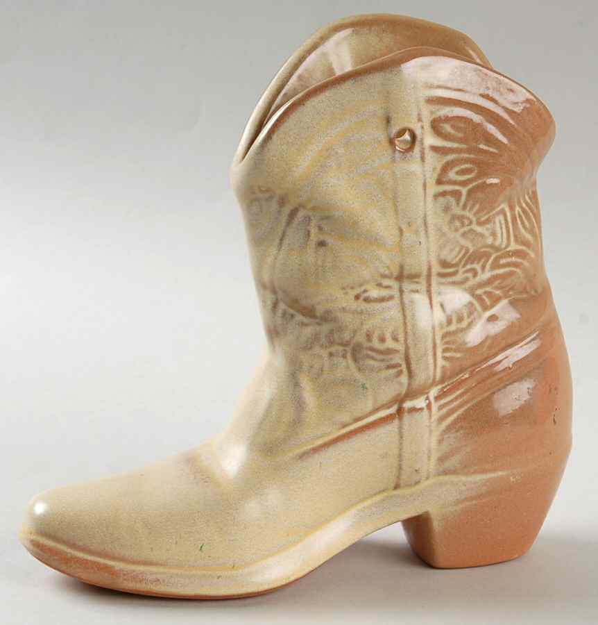 Plainsman Gold 6" Vase by Frankoma-1
