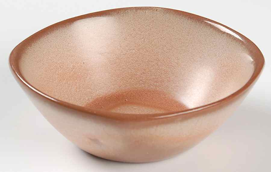 Plainsman Peach Mountain Glaze Fruit/Dessert (Sauce) Bowl by Frankoma-1