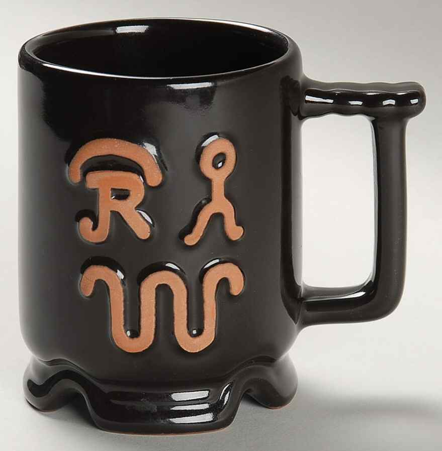 Ranch Black Mug by Frankoma-1