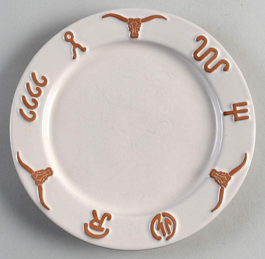 Ranch Bone Salad Plate by Frankoma-1