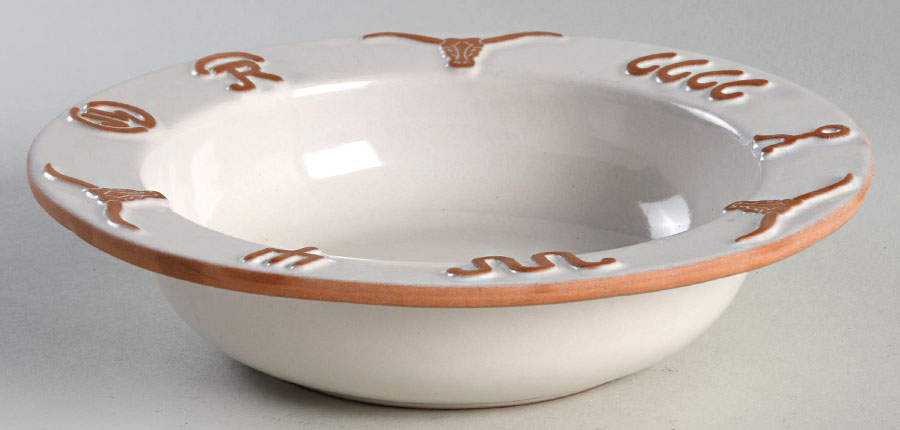 Ranch Bone Rim Soup Bowl by Frankoma-1
