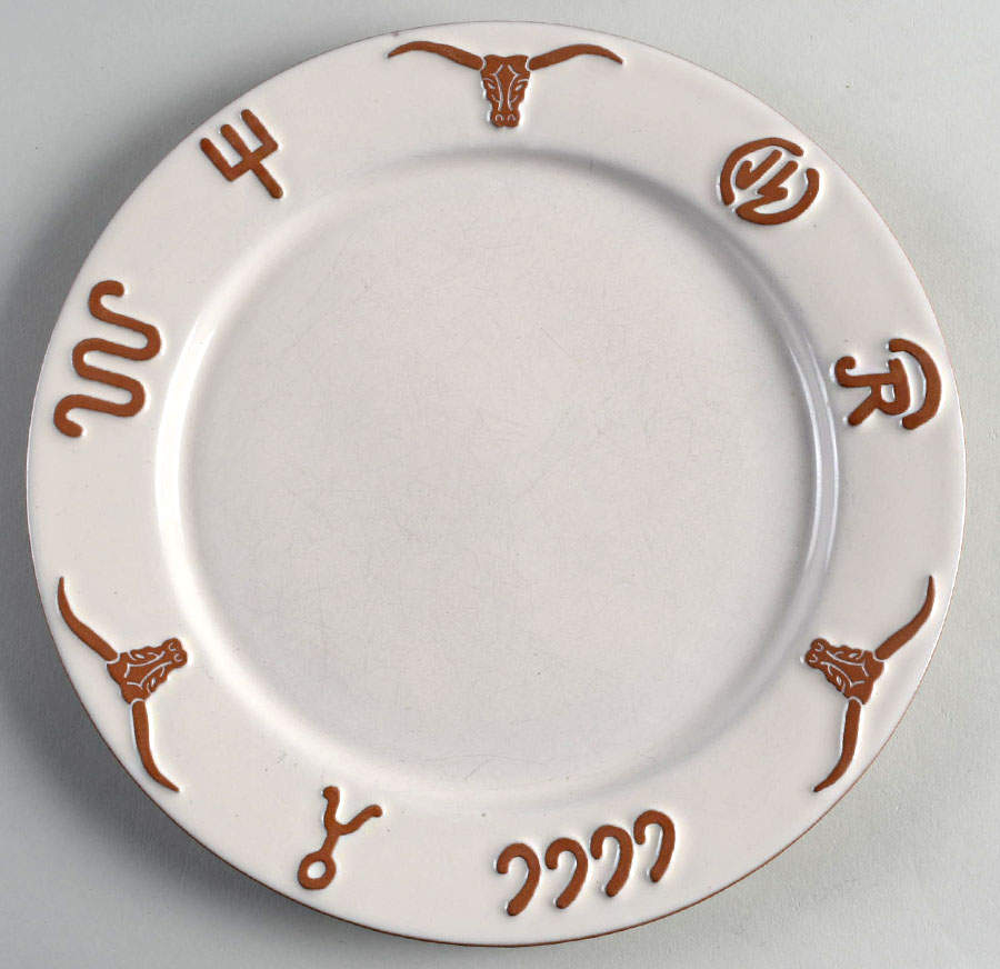 Ranch Bone Dinner Plate by Frankoma-1