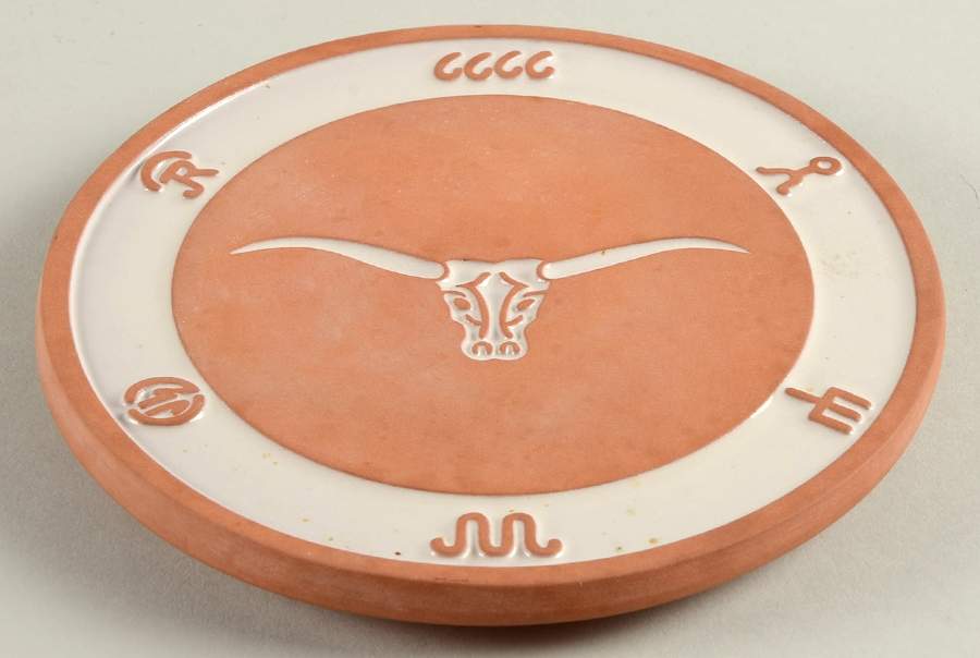 Ranch Bone Trivet by Frankoma-1