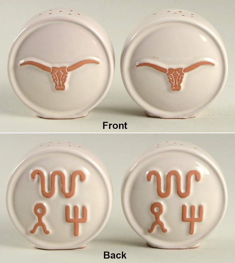 Ranch Bone Salt & Pepper Set by Frankoma-1