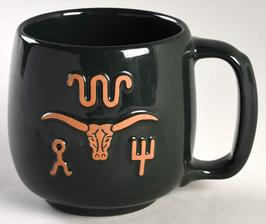 Ranch Forest Green Grandmug by Frankoma-1