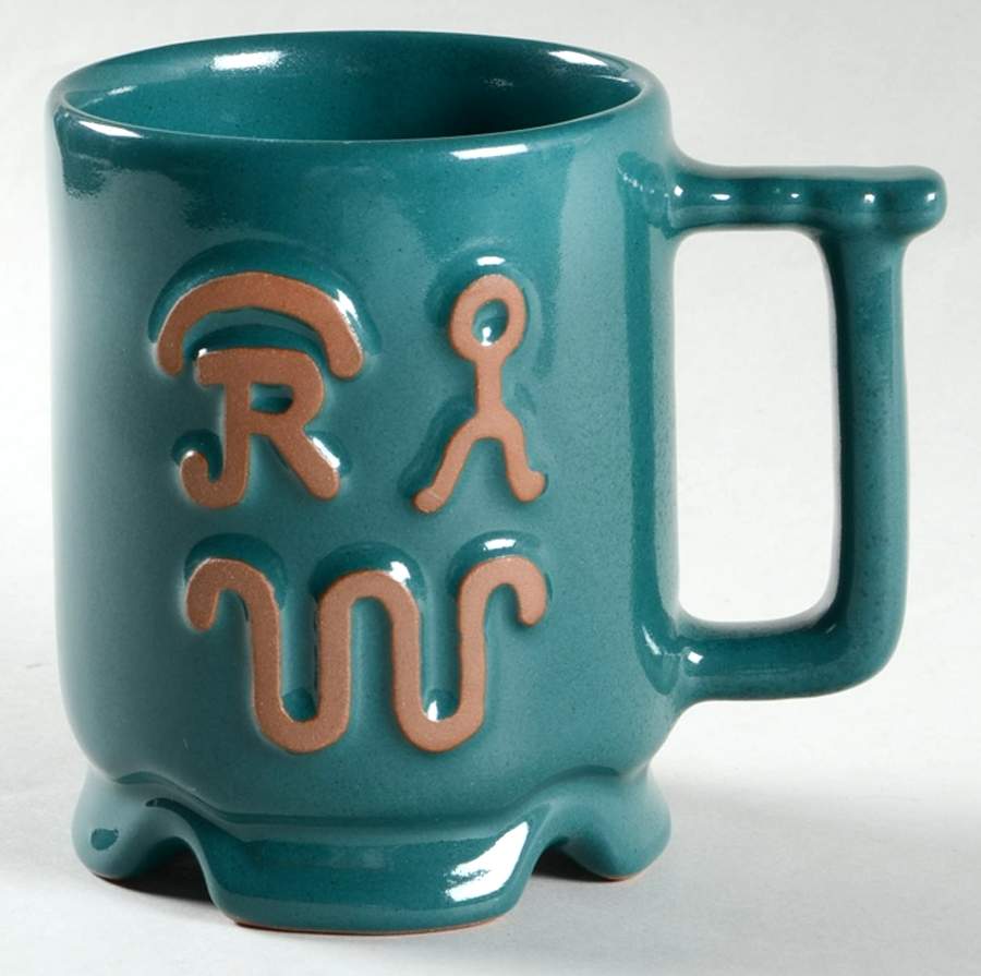 Ranch Forest Green Mug by Frankoma-1