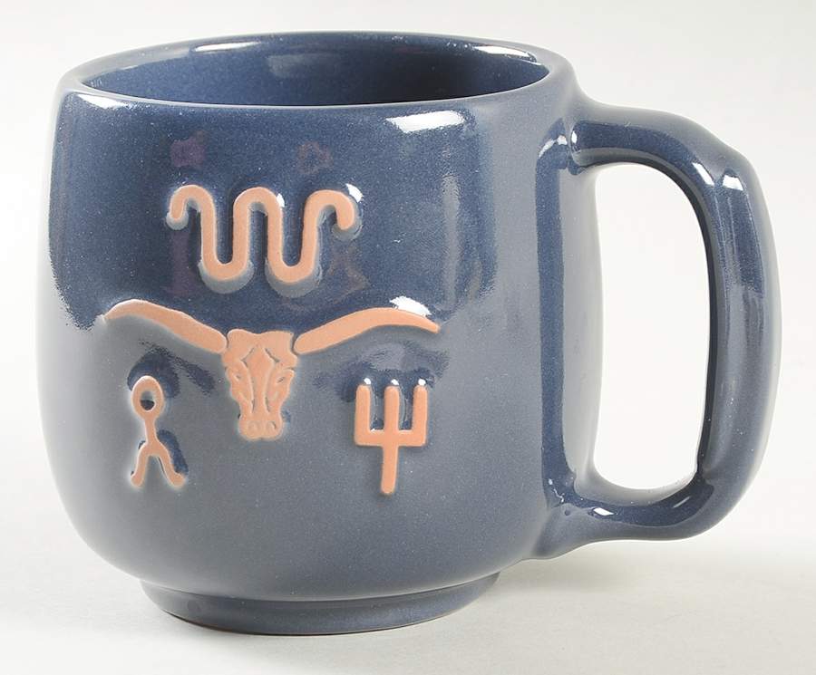 Ranch Navy Blue Grandmug by Frankoma-1