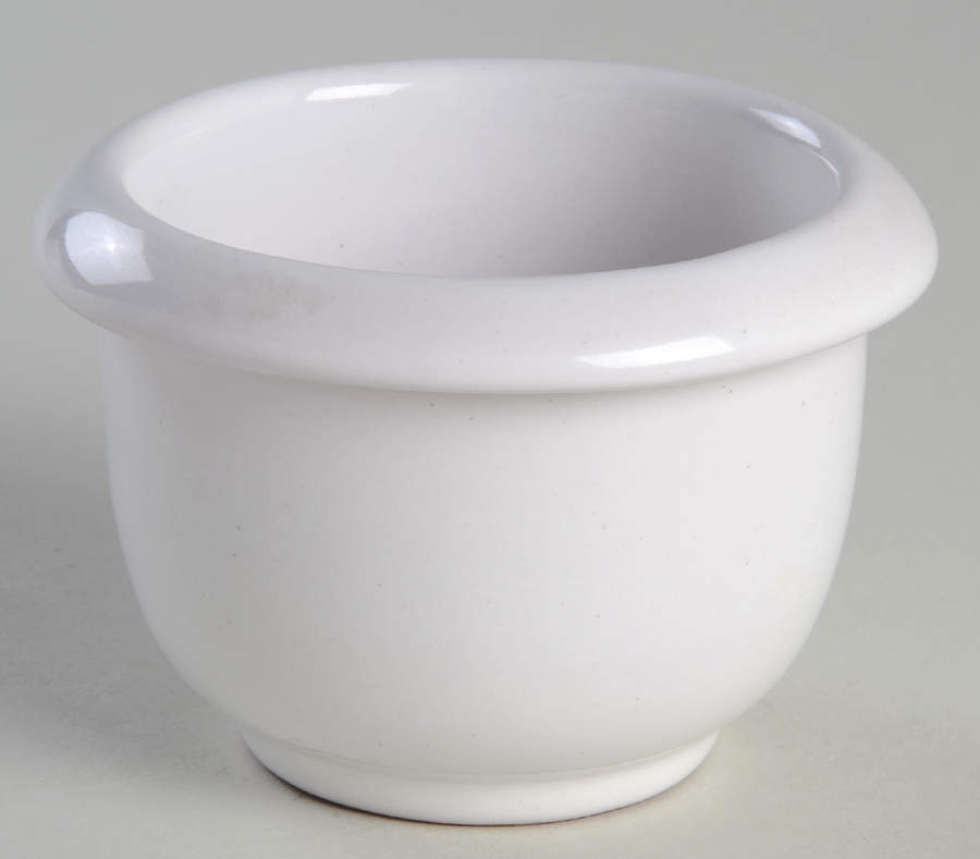 Seafare White Custard Cup by Frankoma-1