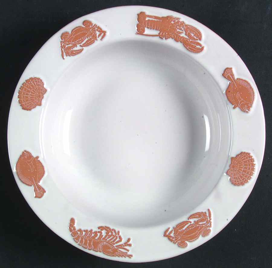 Seafare White Chowder Bowl by Frankoma-1