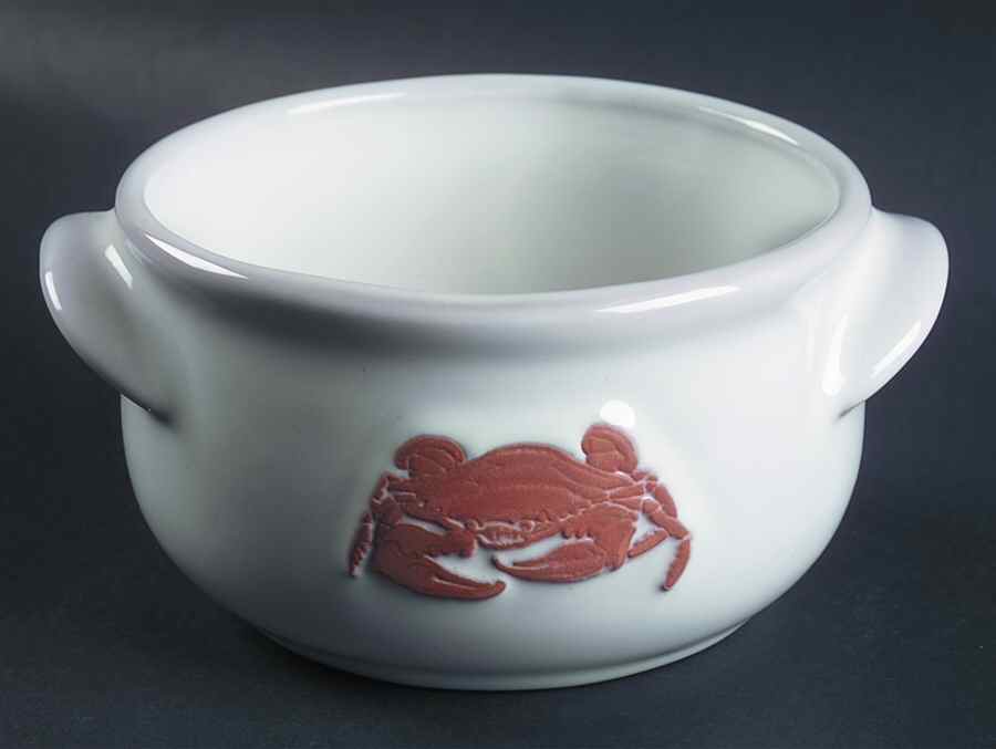 Seafare White Individual Chili Crock by Frankoma-1