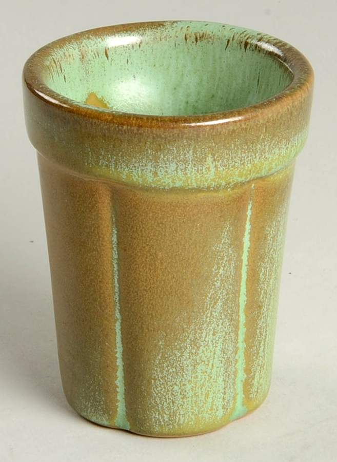 Wagon Wheel Prairie Green (China) Juice Tumbler by Frankoma-1