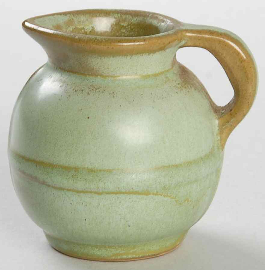 Wagon Wheel Prairie Green Mini Pitcher by Frankoma-1
