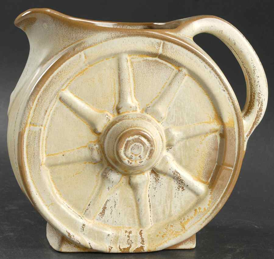 Wagon Wheel Desert Gold 56 Oz Pitcher by Frankoma-1