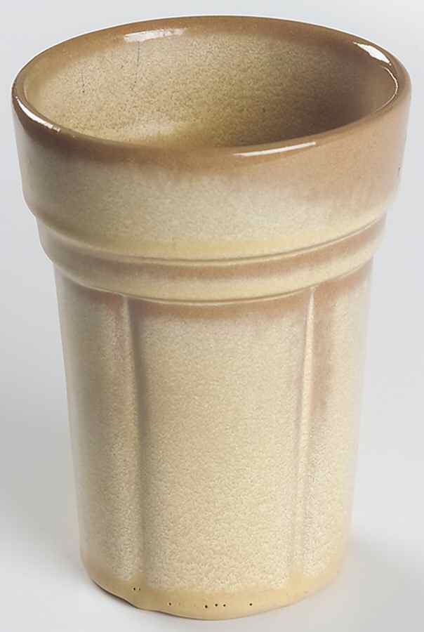 Wagon Wheel Desert Gold Tall China Tumbler by Frankoma-1