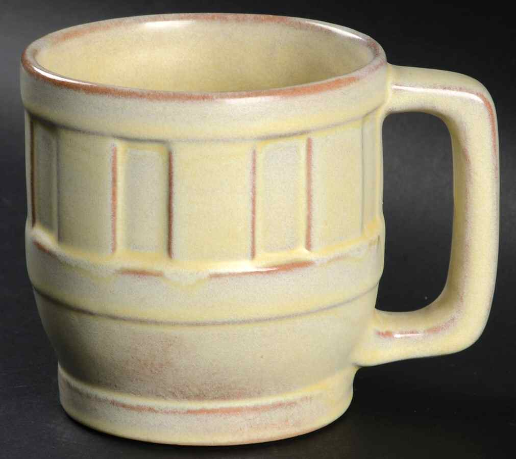 Wagon Wheel Desert Gold Mug by Frankoma-1