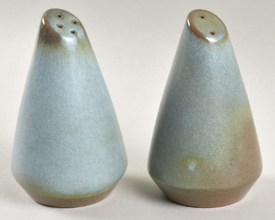Westwind (Woodland Moss) Salt & Pepper Set by Frankoma-1