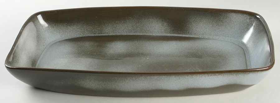 Westwind (Woodland Moss) 17" Oval Serving Platter by Frankoma-1
