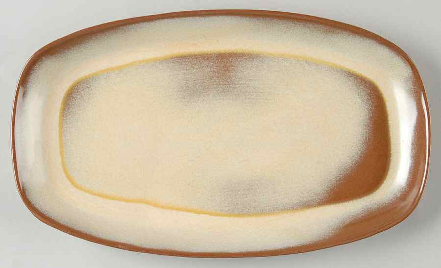 Westwind Desert Gold 11" Oval Serving Platter by Frankoma-1