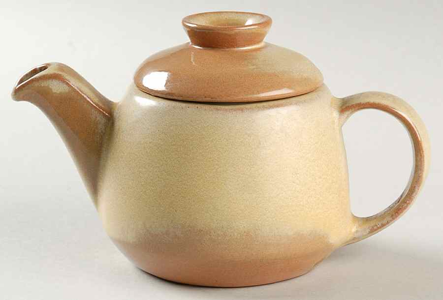 Westwind Desert Gold Mini Teapot & Lid by Frankoma-1
