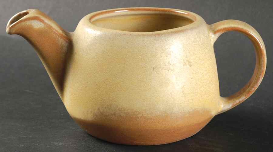 Westwind Desert Gold Mini Teapot No Lid by Frankoma-1