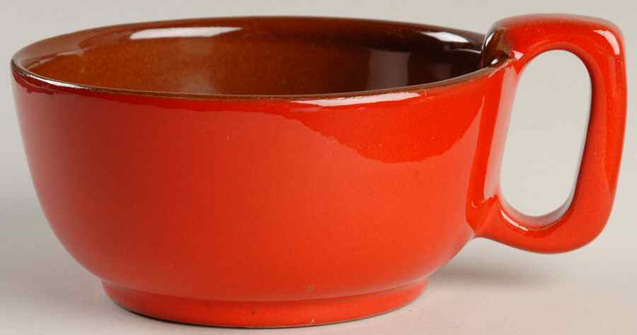 Westwind Flame Soup Mug by Frankoma-1
