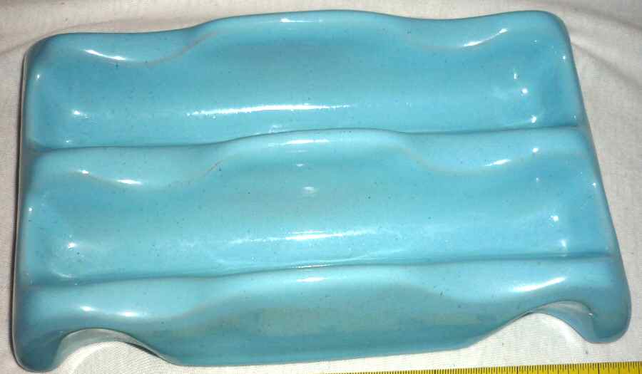 Westwind (Robin Egg Blue) Taco Holder by Frankoma-1