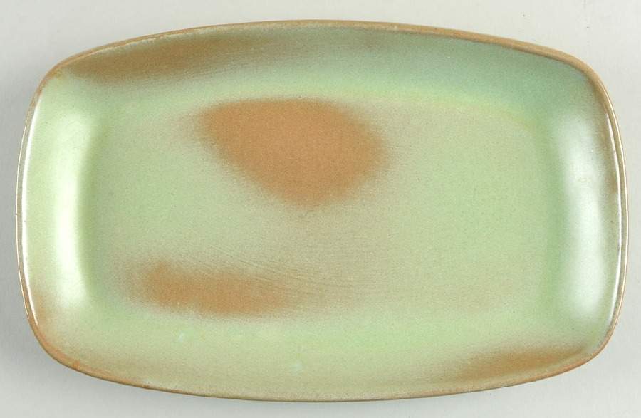 Westwind (Prairie Green) 9" Oval Serving Platter by Frankoma-1