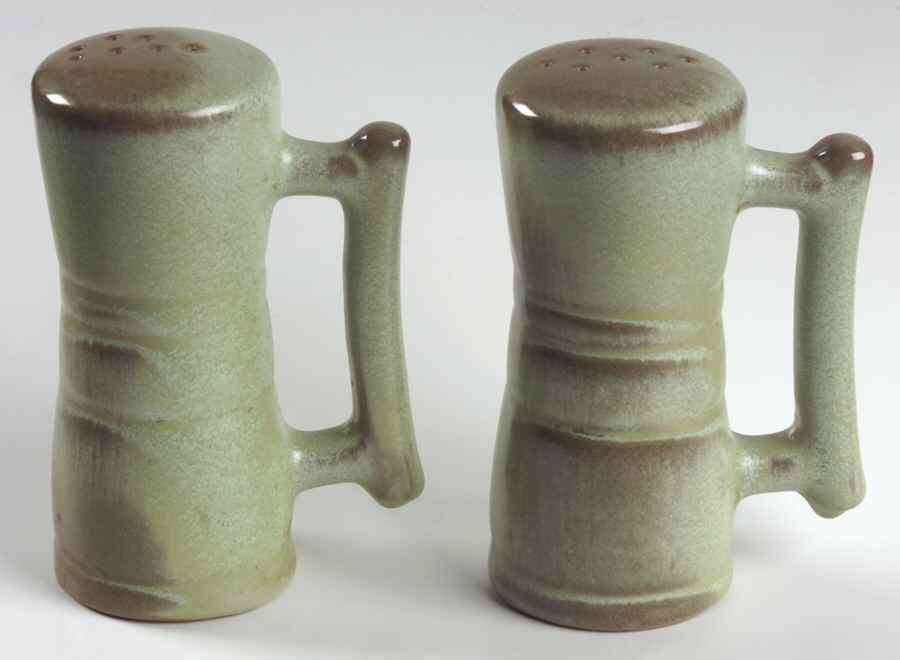 Westwind (Prairie Green) Salt & Pepper Set by Frankoma-1