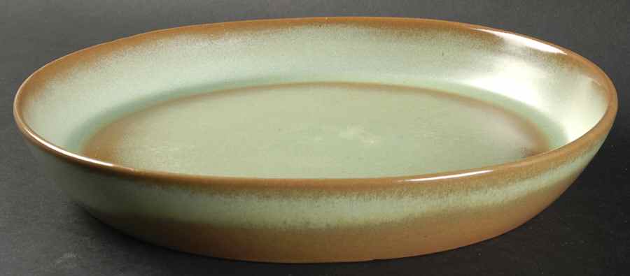 Westwind (Prairie Green) Pie Serving Plate by Frankoma-1