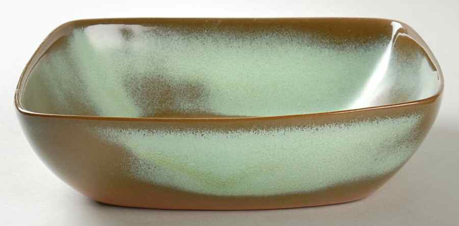 Westwind (Prairie Green) 8" Square Vegetable Bowl by Frankoma-1