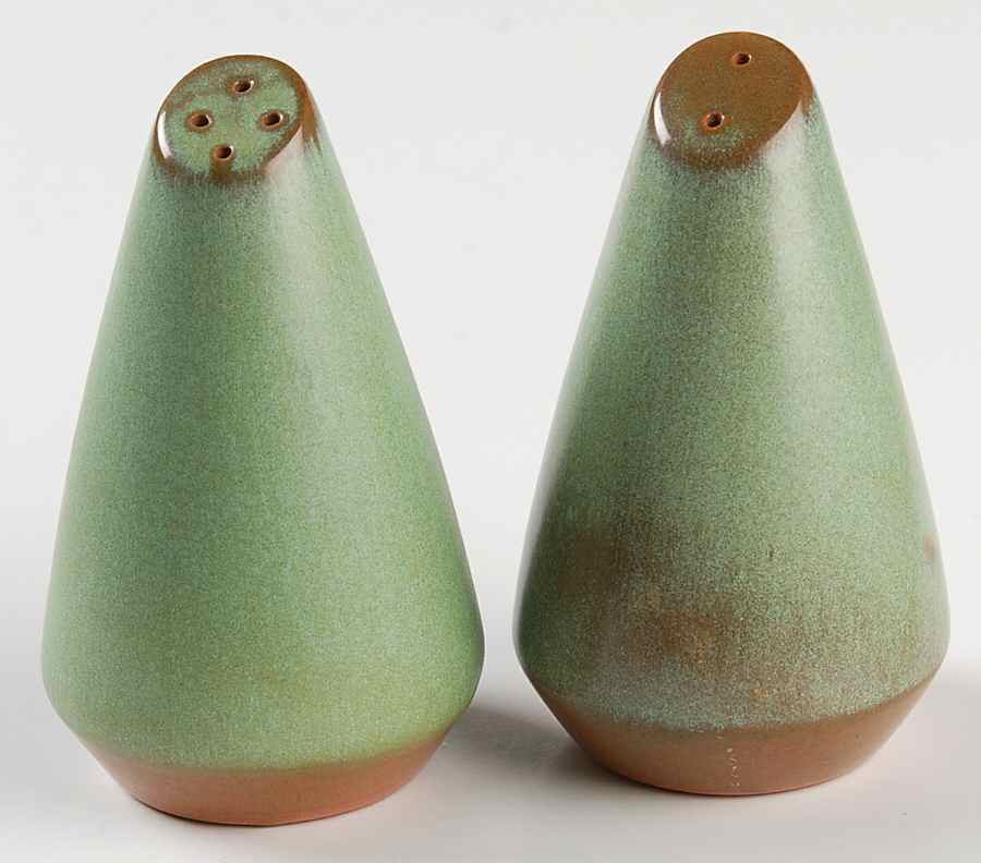 Westwind (Prairie Green) Salt & Pepper Set by Frankoma-1