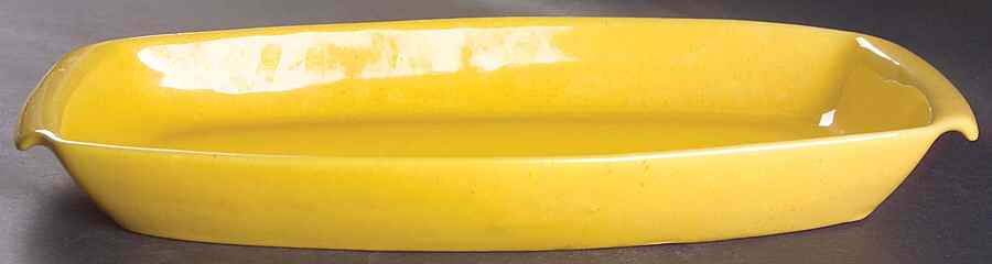 Westwind (Autumn Yellow) 15" Oval Serving Platter by Frankoma-1
