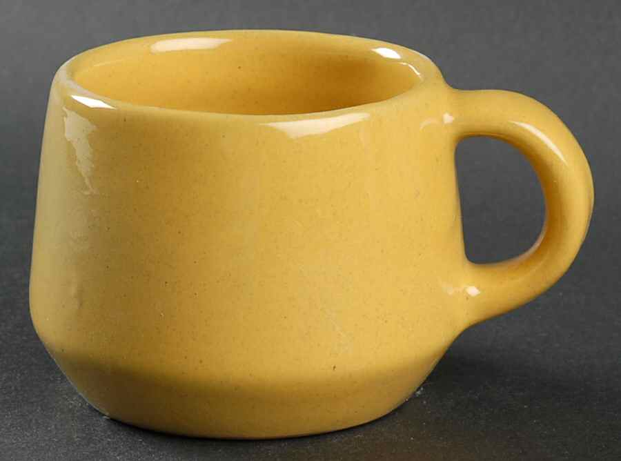 Westwind (Autumn Yellow) Flat Cup by Frankoma-1