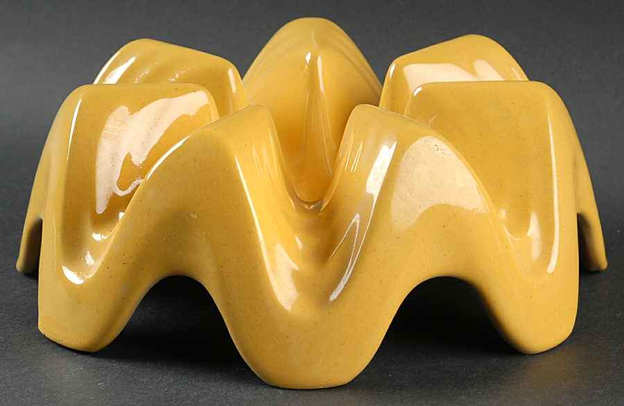 Westwind (Autumn Yellow) China Warmer Stand by Frankoma-1
