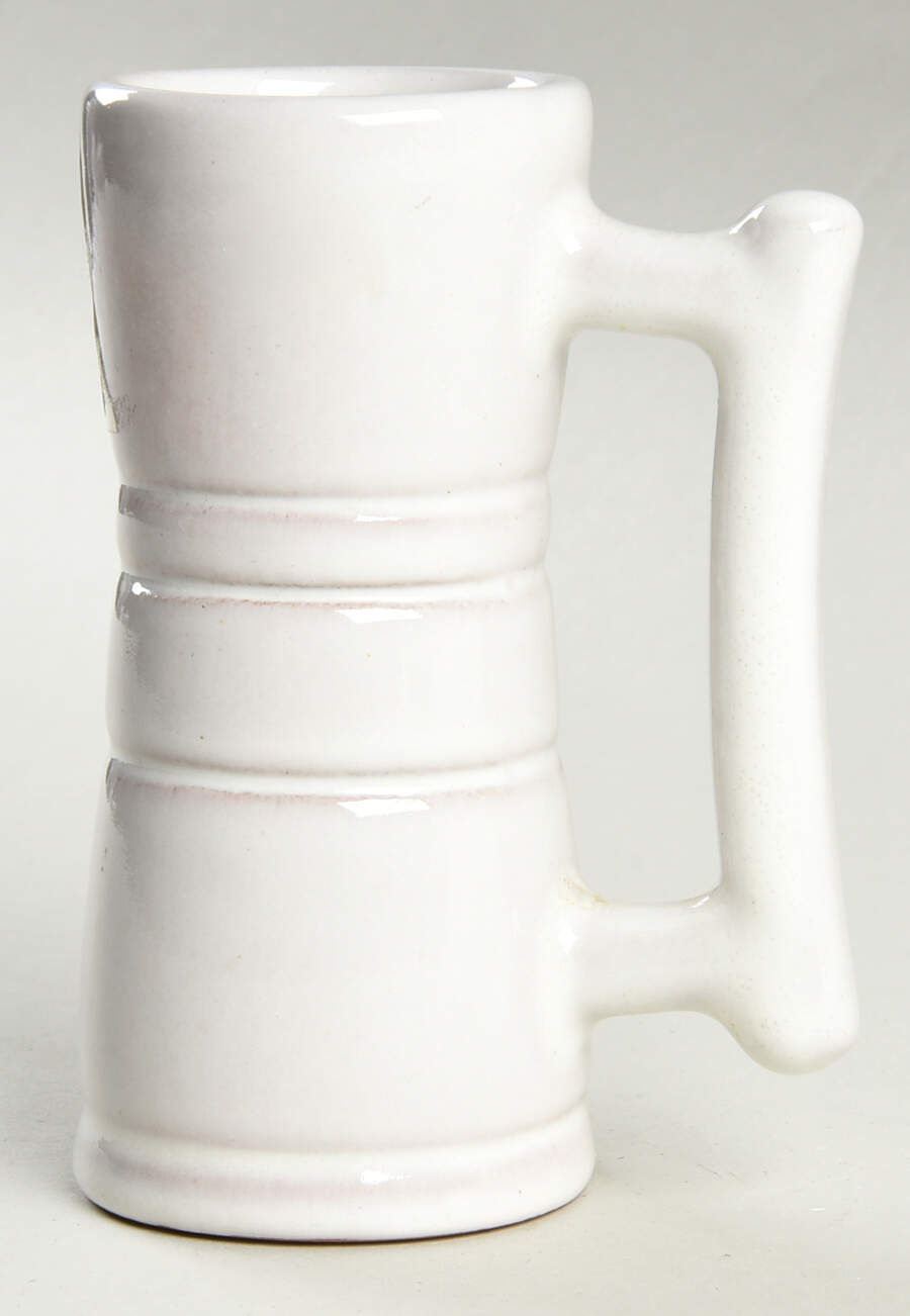 Westwind (White Sand) Handled China Juice Tumbler by Frankoma-1