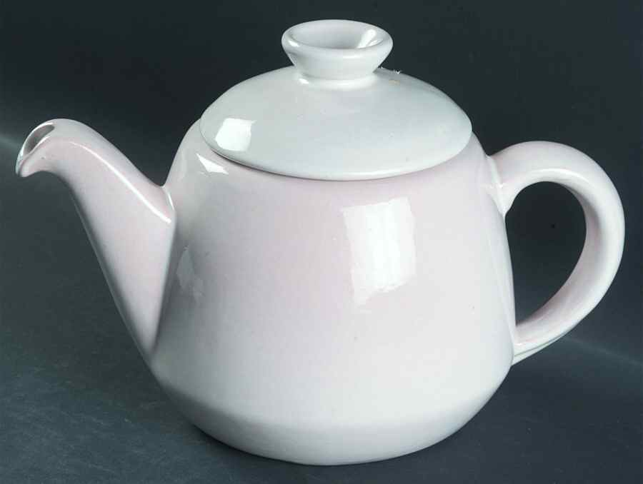 Westwind (White Sand) Teapot & Lid by Frankoma-1