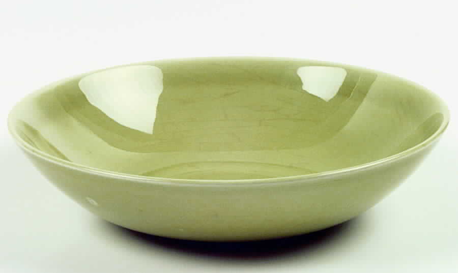 Aloha Chartreuse 9" Round Vegetable Bowl by French Saxon-1