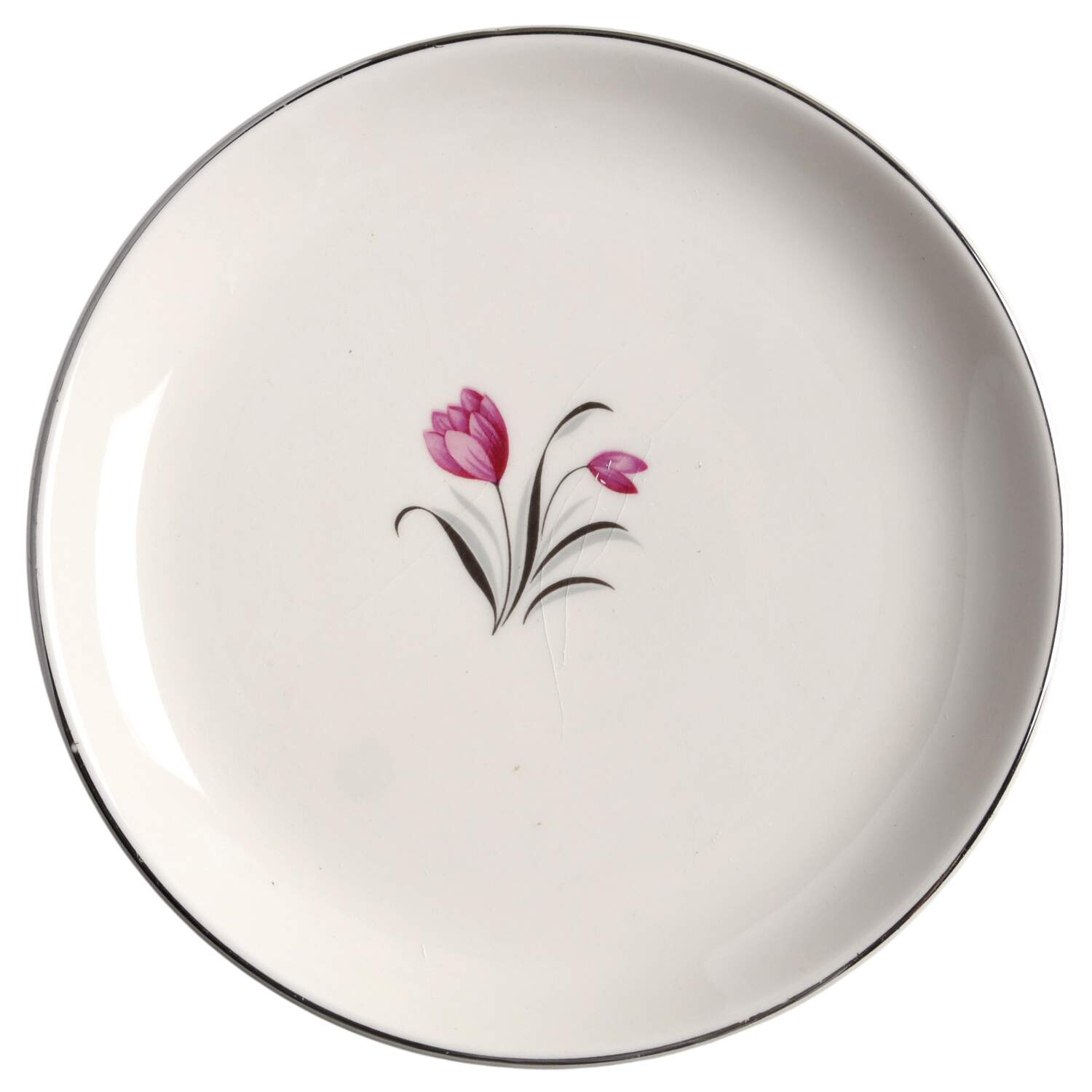 Crocus Bread & Butter Plate by French Saxon-1