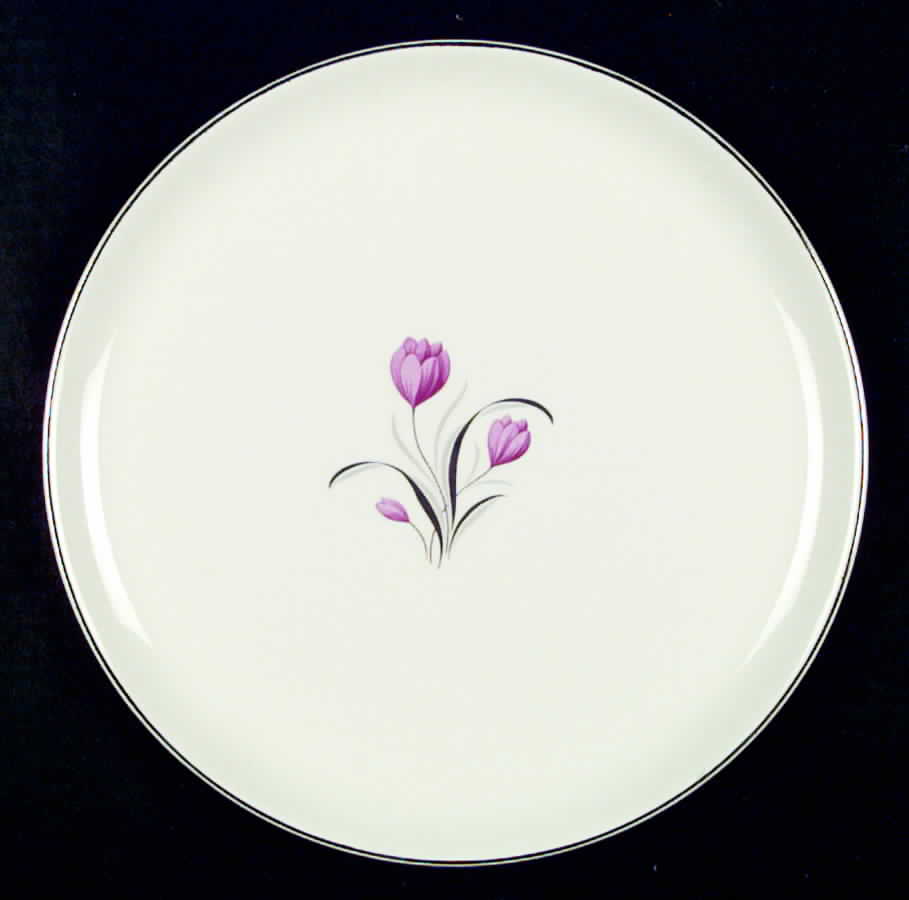 Crocus Dinner Plate by French Saxon-1