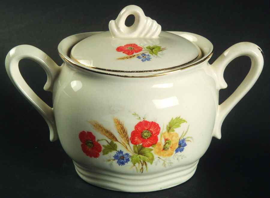 FSX15 Sugar Bowl & Lid by French Saxon-1