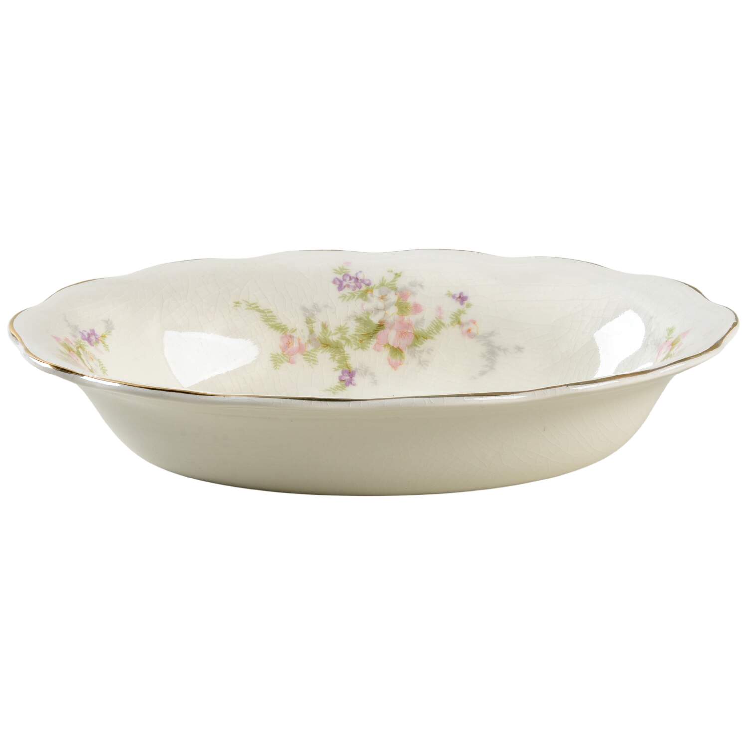 FSX2 9" Oval Vegetable Bowl by French Saxon-1