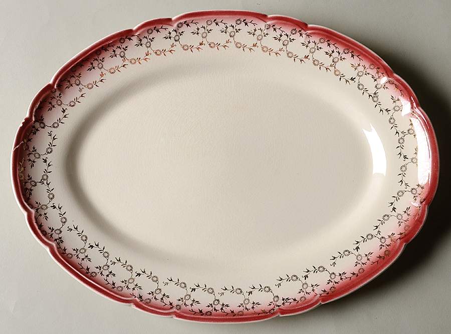 FSX20 11" Oval Serving Platter by French Saxon-1
