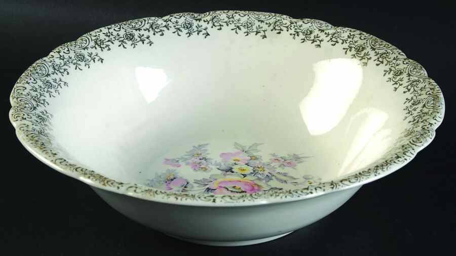 FSX191 8" Round Vegetable Bowl by French Saxon-1