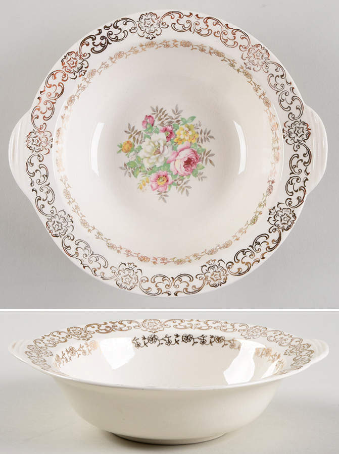 Old Lace Lugged Cereal Bowl by French Saxon-1